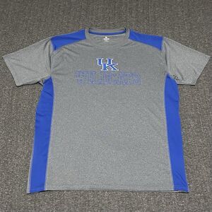 Knights Apparel Kentucky Wildcats Base Layer UK Athletic Shirt Gray Blue (XL)